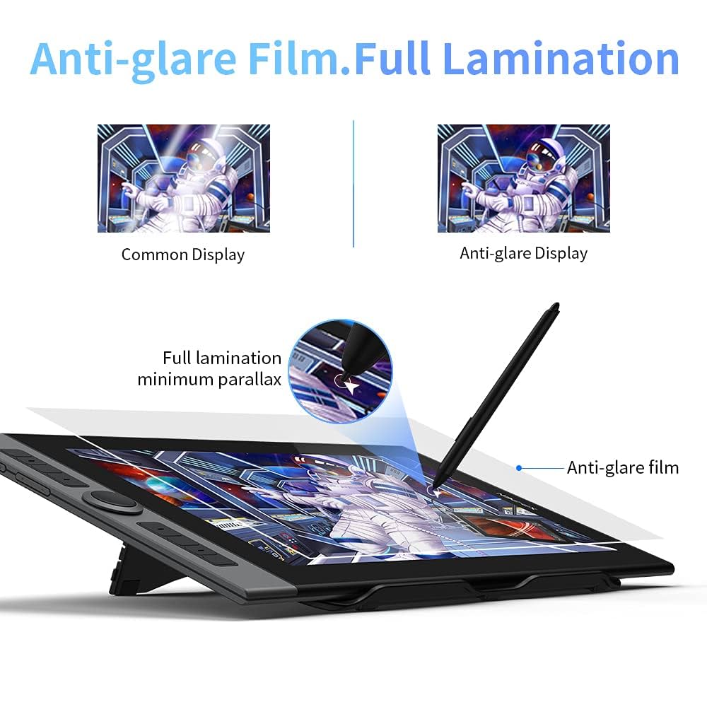 Leinadyume 　XP-PEN Artist Pro 16 XP-PEN Artist Pro 16 tablet graficzny z 8 klawiszami skrótów